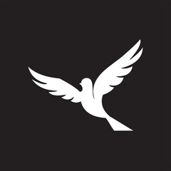 bird logo design vector image , logo vector bird , flying bird logo , logo bird abstract 