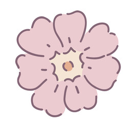 Kawaii Flower Cute Botanical Leaf Wildflower