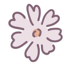 Kawaii Flower Cute Botanical Leaf Wildflower