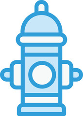 Fire hydrant Vector Icon Design Illustration