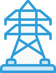 Electric tower Vector Icon Design Illustration