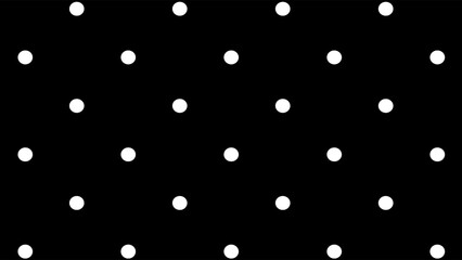 Black background and white dots