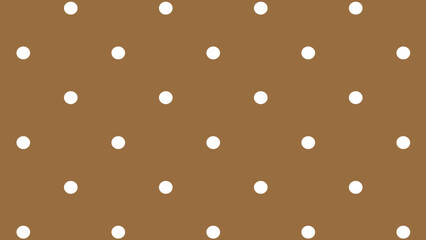 Brown background and white dots