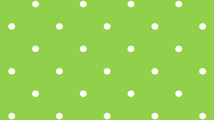 Green background and white dots