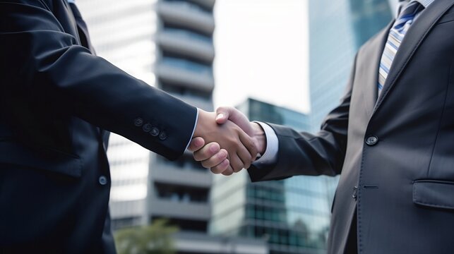 business man si stringono la mano