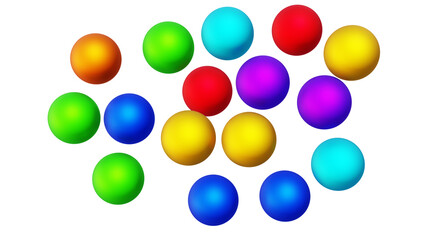 Colorful orb png, colorful orb transparent background, easter eggs on white