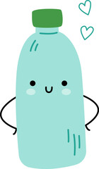 Plastic Bottle Character