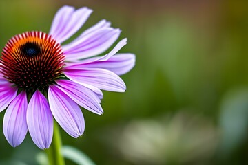 Fototapeta premium Flower close-up macro. Generative AI