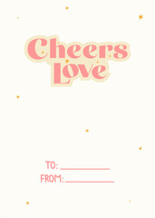 Happy valentine day card cute design card design rainbow