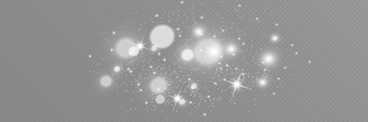 Brilliant dust vector shine. Glittering shiny ornaments for background. Vector illustration.
