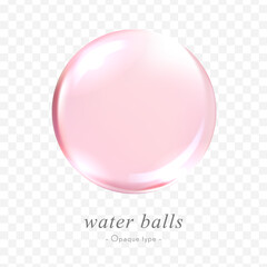 water balls vector data (Opaque type)
