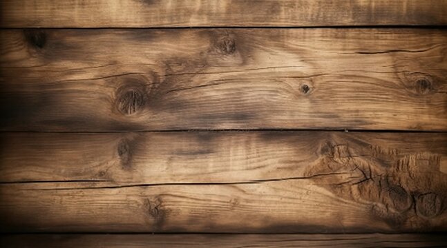 Dark brown wood surface background. AI-generated images