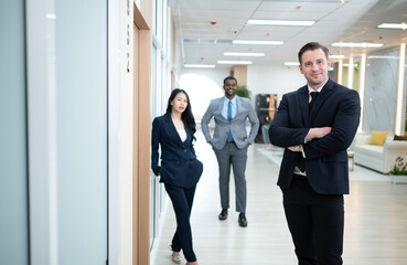 Portrait of businessperson and the generation personalities of new executives with good ideas, personality, and vision.