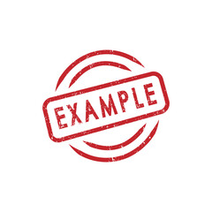 Example Stamp Vector Template Illustration Design. Vector eps10.