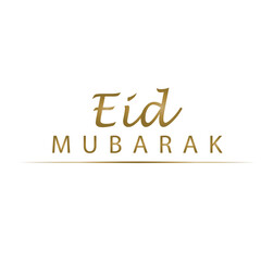 typography of Eid Mubarak text 