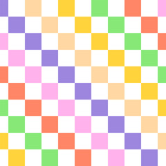 Pastel square abstract background element checkered.