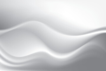 Abstract white and gray gradient background. Vector illustration.