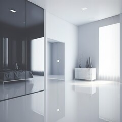 Modern Bathroom concept, Generative AI