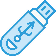 Usb Vector Icon Design Illustration