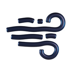 Wind 3D Icon
