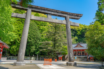 豊玉姫神社の風景