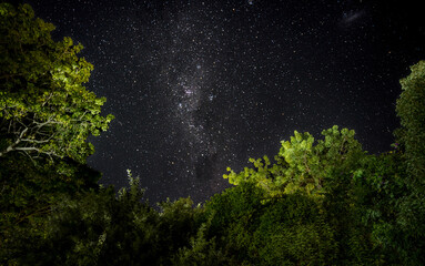 night sky with stars over stormsrivier South Africa