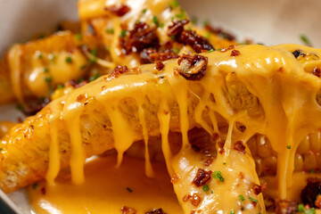 Corn with Cheddar Cheese