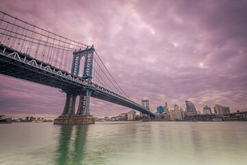 Manhattan Bridge in the Golden Hour