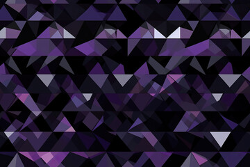 Obraz premium Triangles in black, purple, and grey, representing the Holy Trinity, Good Friday