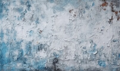 White blue gray concrete, grunge cement texture background, generative AI