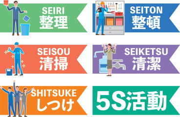 5S活動のイメージイラスト