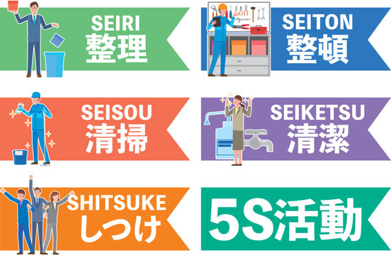 5S活動のイメージイラスト