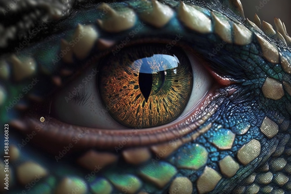 Poster infinitude in each glimpse-a tremendous power lurking in the eye of a dragon generative ai