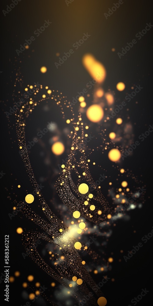 Poster physics of rapidly moving particles with limited focus depth generative ai