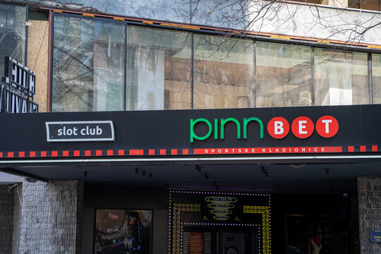 Pinn Bet sign and logo. Belgrade, Serbia - March 31, 2023.