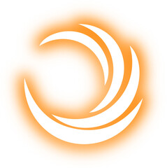 Collection of circle neon