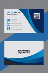 Professional creative business card and modern visiting card design template .