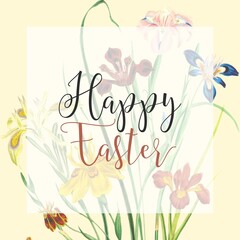Obraz premium Happy Easter - Post Card