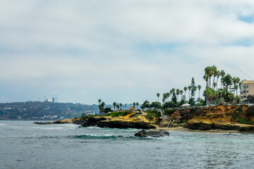 La Jolla Cove landscape, San Diego, California