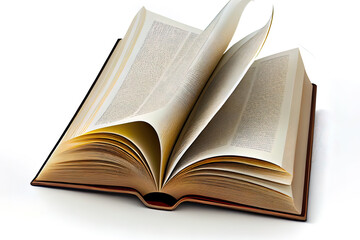 open book isolated. Generative Ai