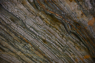 Green gold greek natural marble slab diagonal texture Pocahontas green beige close up