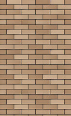 Obraz premium brown brick texture, stone wall background, vintage wallpaper