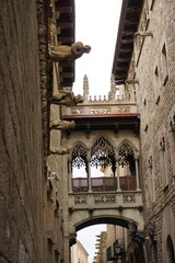 Barrio G&oacute;tico en Barcelona