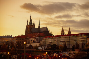 landscape with St. Vitus Cathedral