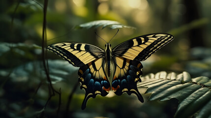 The Beauty of Swallowtail Butterflies. Generative AI