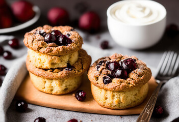 Add a French touch to your breakfast: warm and delicious croissants with a selection of berry jamsHow about a breakfast with some delicious homemade muffins and a good conversation?