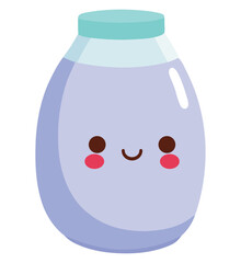 smiling organic drink bottle