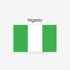 Nigeria vector country flag icon