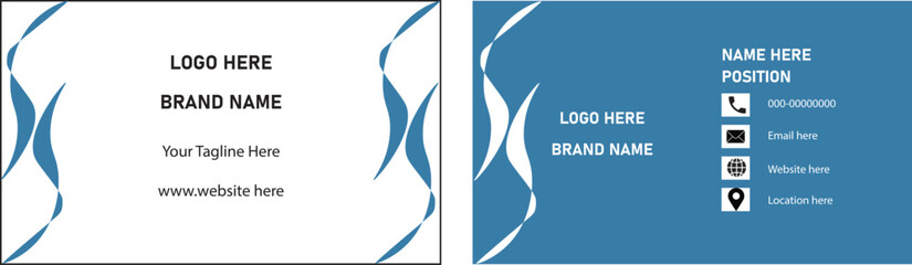 Creative business card,Modern business card,Illustration business card,Vector business card,Clean design business card.