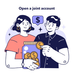 Open a joint account to plan a family budget. Household spendings